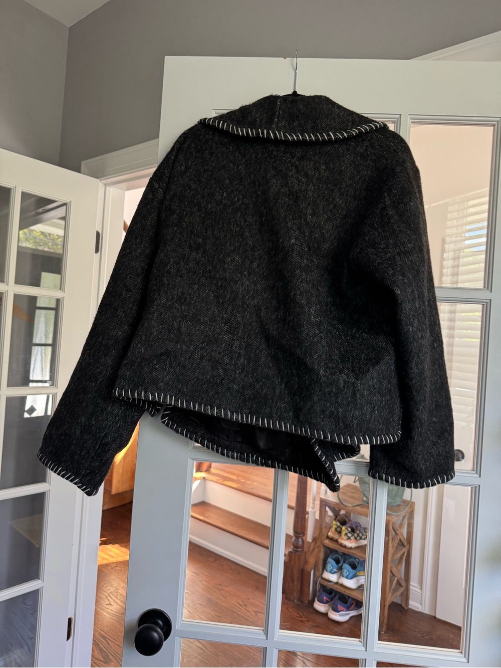 NWT Anthropologie Wool Blend Collared Jacket - Picture 9 of 9